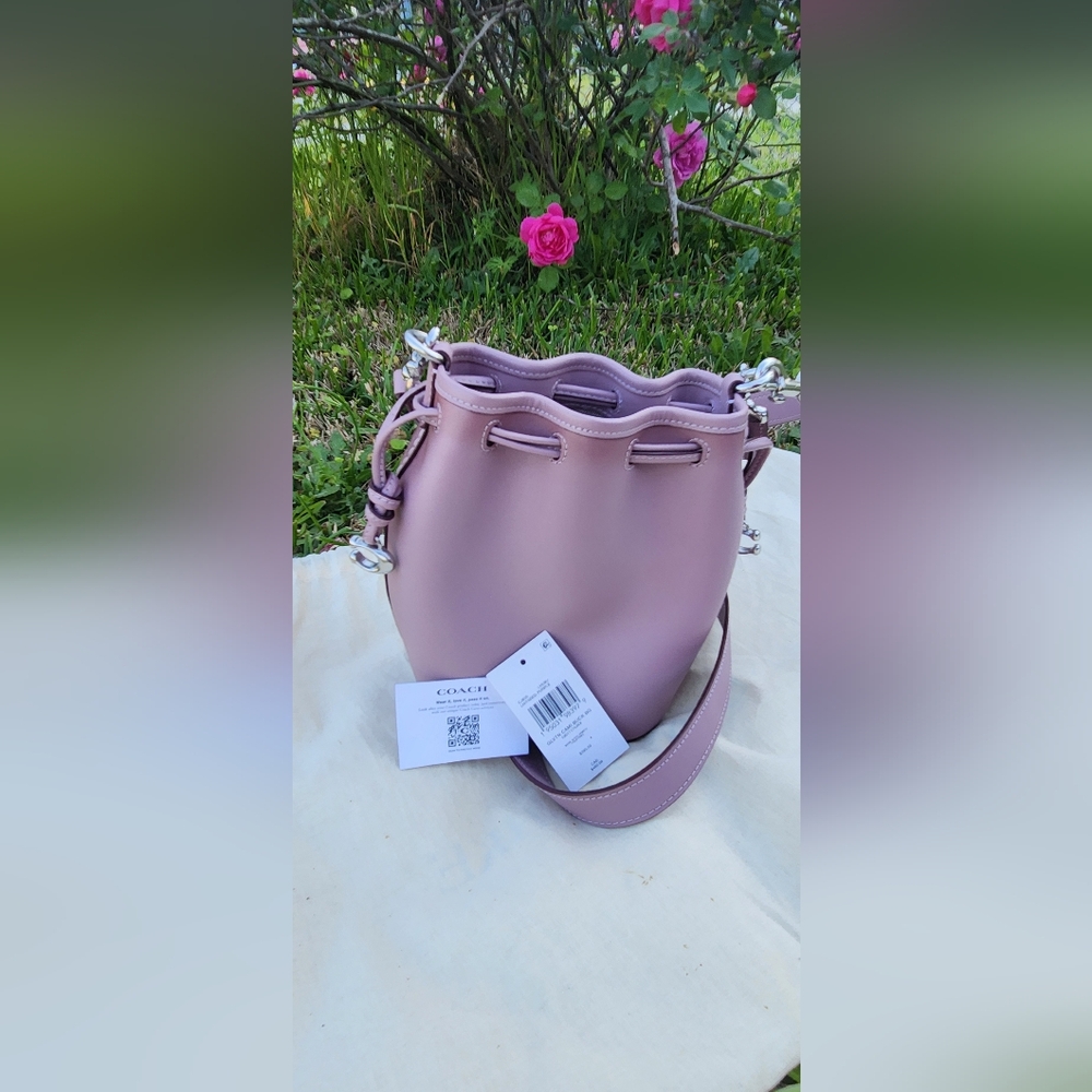 Coach Camila Purple Bucket Bag